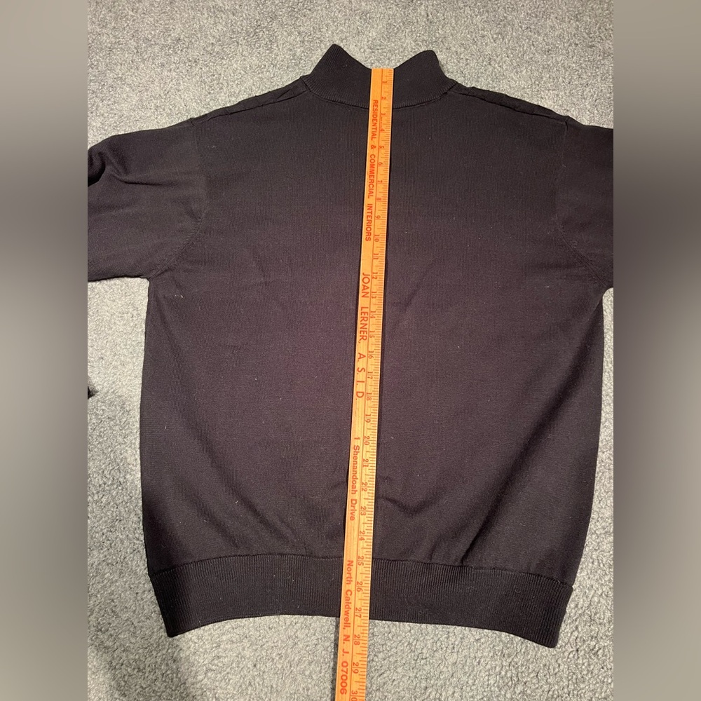 Scottish Winds Sweater Black Men's Medium - Picture 4 of 6